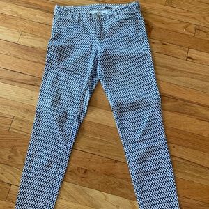 ZARA Skinny Checkered Trousers
